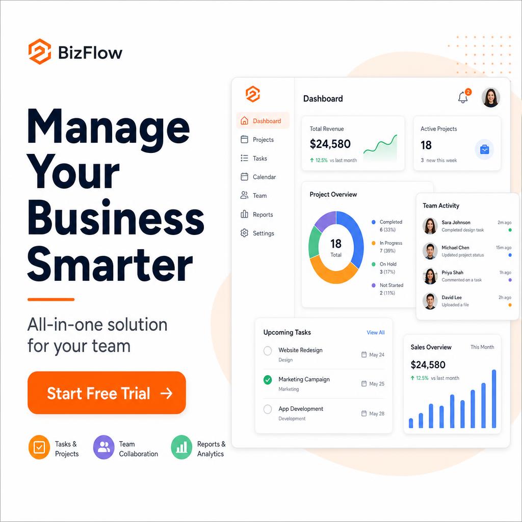 Ad sample: business software free trial ad